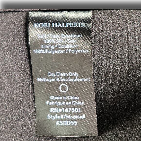 Kobi Halperin Mix Animal Print Silk Sheath Dress Gold Button Black Multi XS NWT - Picture 7 of 9